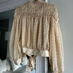 High neck top